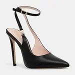 Kožené lodičky Marciano Guess černá barva, 5YGZ37 7368A