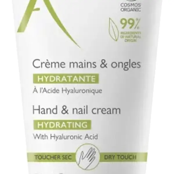 A-DERMA Krém na ruce a nehty s kyselinou hyaluronovou (Hydrating Hand & Nail Cream) 50 ml