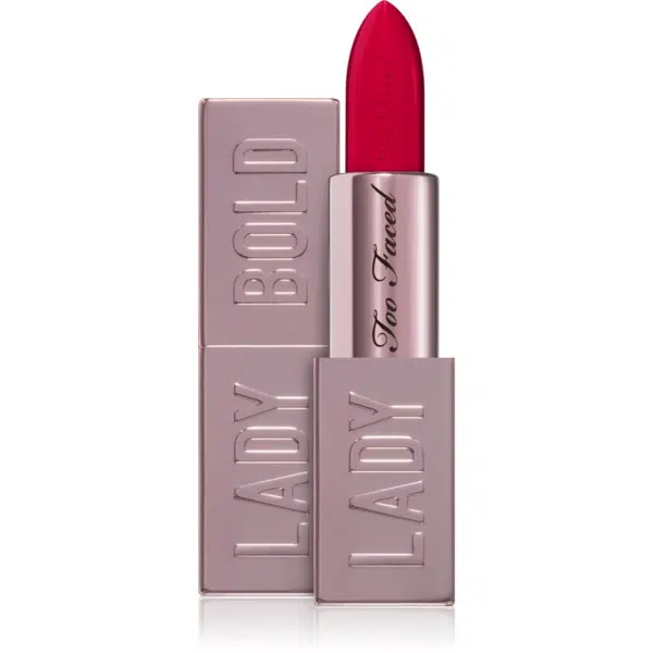 Too Faced Lady Bold Cream Lipstick krémová rtěnka pro dlouhotrvající efekt odstín Hopelessly Devoted 3,3 g