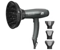 Profesionální fén na vlasy s difuzérem Parlux Elysium Titanium Grey - 2300 W, metalický šedý + dárek zdarma