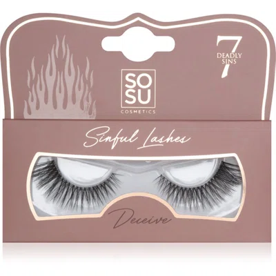 SOSU Cosmetics 7 Deadly Sins Lashes umělé řasy Deceive 1 ks