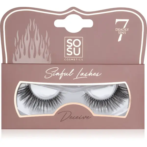 SOSU Cosmetics 7 Deadly Sins Lashes umělé řasy Deceive 1 ks