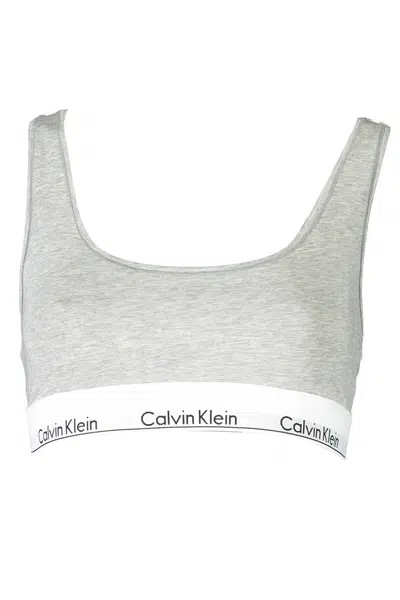 CALVIN KLEIN BALCONY BRA WOMAN GRAY