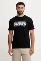 Bavlněné tričko Guess ASCANIO