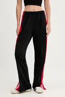 Tepláky adidas Originals Adibreak Pt dámské, černá barva, s aplikací, JV8554