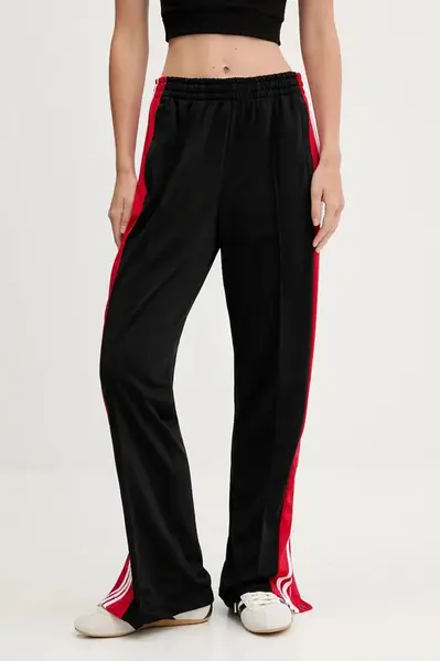 Tepláky adidas Originals Adibreak Pt dámské, černá barva, s aplikací, JV8554