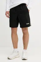 Kraťasy BOSS Green pánské, černá barva, 50541370