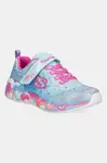 Dětské tenisky Skechers ETERNAL HEART LIGHTS tyrkysová barva, 302696L