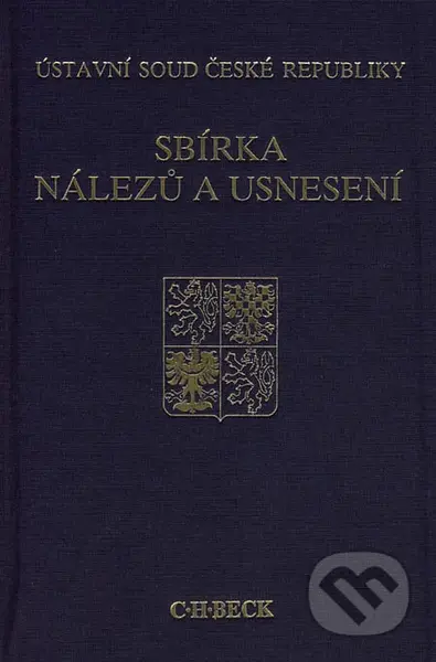 Sbírka nálezů a usnesení 24 (ročník 2001 - IV. díl) - kniha z kategorie Ústavní právo