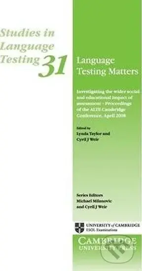 Language Testing Matters - B. Lynda Taylor - kniha z kategorie Jazykové učebnice a slovníky