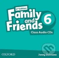 Family and Friend 6 - Class Audio CDs (Second edition) - audiokniha z kategorie Jazykové učebnice a slovníky
