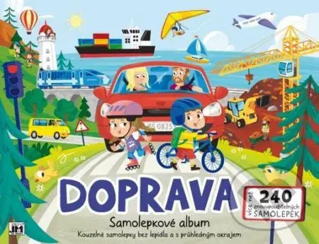 Doprava - Samolepkové album - kniha z kategorie Samolepky