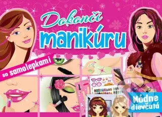 Dokonči manikúru - kniha z kategorie Omalovánky, vystřihovánky, papír