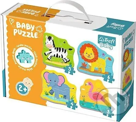 Baby Puzzle zvieratká safari - puzzle z kategorie Maxi dílky