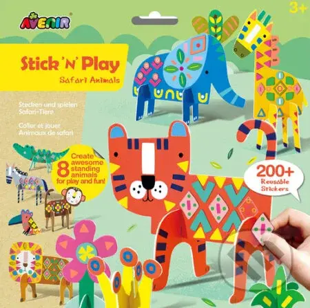 Hraj si a nalepuj - Divoká zvířata - kniha z kategorie Úkoly pro děti