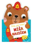 Míša hasičem (Oboustranná rozkládací knížka + dětský metr!)