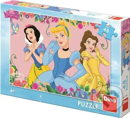 Rozkvetlé princezny - puzzle z kategorie 15 - 60 dílků