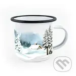 Smaltovaný hrnček Zima pod Chočom