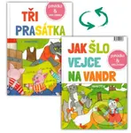 Tři prasátka /Jak šlo vejce na vandr (Pohádka + omalovánka) - kniha z kategorie Pohádky