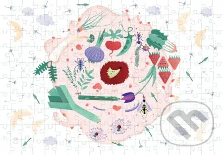 Zuzana Bartová: Jarná záhrada (Ilustrované puzzle) - puzzle z kategorie Umělecké