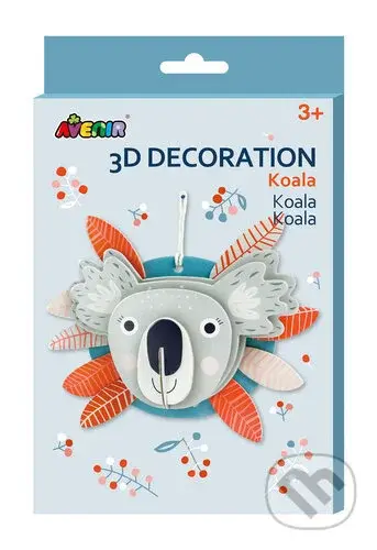 3D dekorace na zeď - Koala - puzzle z kategorie 3D puzzle