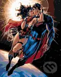 Malování podle čísel: Wonder Woman - WONDER WOMAN A SUPERMAN LETÍ