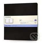 Moleskine - čierny skicár (štvorcový, čistý, mäkká väzba)