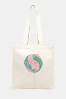 Bavlněná taška Fiorucci Lollipop Print Canvas Tote béžová barva, U02SPABA275CO03WH02