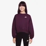 Nike Sportswear Club Fleece Girls Boxy Crew-Neck Sweatshirt XL
