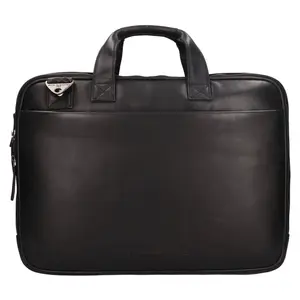 Pánska kožená taška na notebook The Chesterfield Brand Iseo - čierna