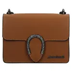 Dámská kožená crossbody kabelka Marina Galanti Arianne - hnědá