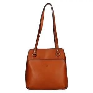 Dámská kožená batůžko kabelka Katana Emily - koňak