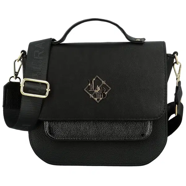 Dámska crossbody kabelka čierna - Laura Biaggi Daneliya