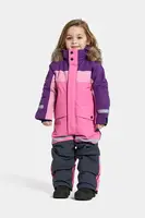 Dětský overal Didriksons BJÄRVEN KDS COVER 4 růžová barva, 505999