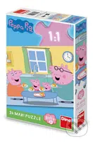 Peppa Pig oběd (Puzzle 24 maxi) - puzzle z kategorie Maxi dílky