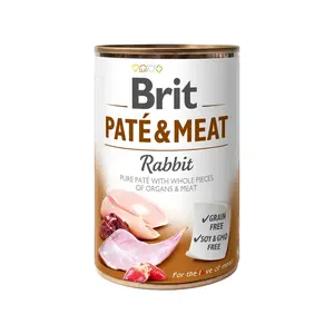 Brit Paté & Meat Rabbit 24 x 400 g