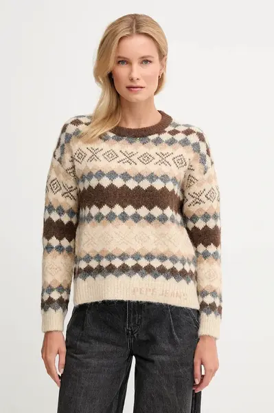 Svetr s příměsí vlny Pepe Jeans