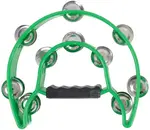 Cega Double Row Tambourine Green