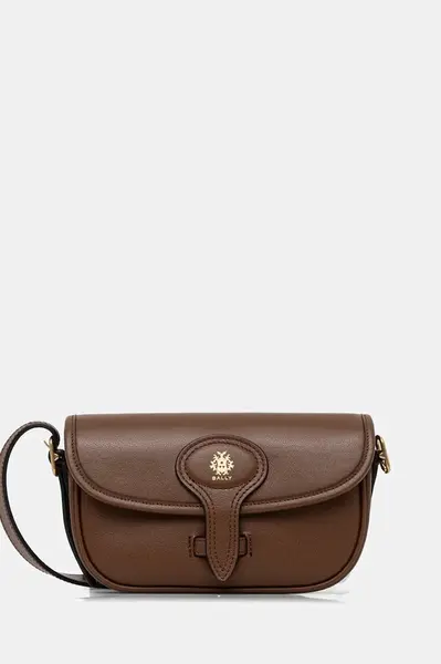 Kožená kabelka Bally