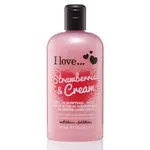 I LOVE Sprchový gel 500 ml - jahoda se smetanou