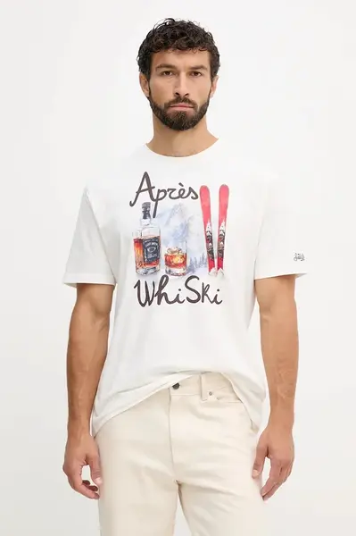 Bavlněné tričko MC2 Saint Barth