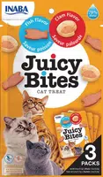 INABA Cat Juicy Bites - s rybami a mušľami 3 x 11,3 g