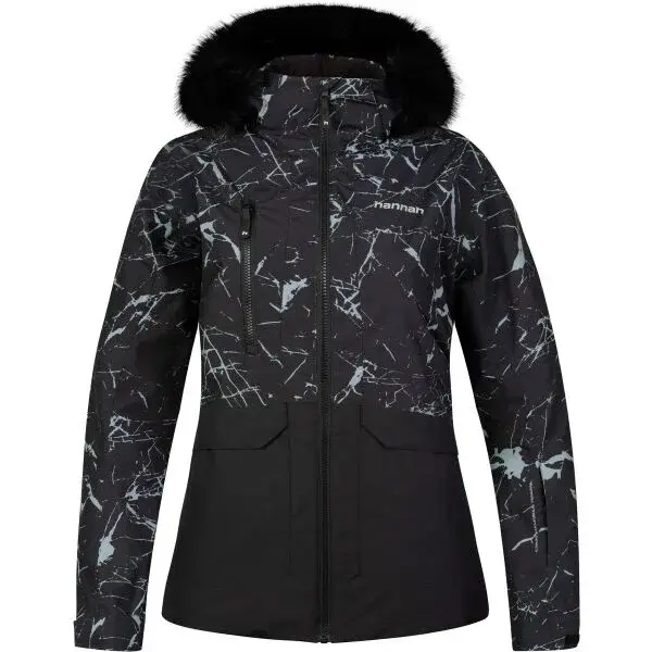 Hannah INAY Dámska lyžiarska bunda, čierna, veľkosť