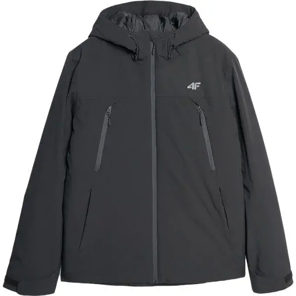 4F TECHNICAL JACKET Pánská zimní bunda, černá, velikost
