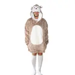 Cozy Noxxiez CH366 Ježek - hřejivá televizní mikinová deka s kapucí pro teenagery a dospělé