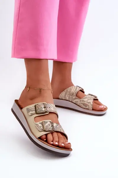 Pohodlné Dámské Žabky S Sponami Inblu