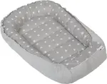 Medi Partners Baby cocoon/nest – Waffle – Stars + gray Waffle