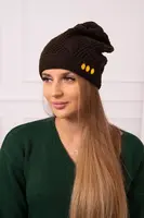 Kesi Dámská čepice Maryna K407 hnědá