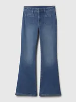 GAP Dětské džíny Flare high rise - Holky