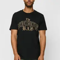 Notorious BIG Logo Tee černé